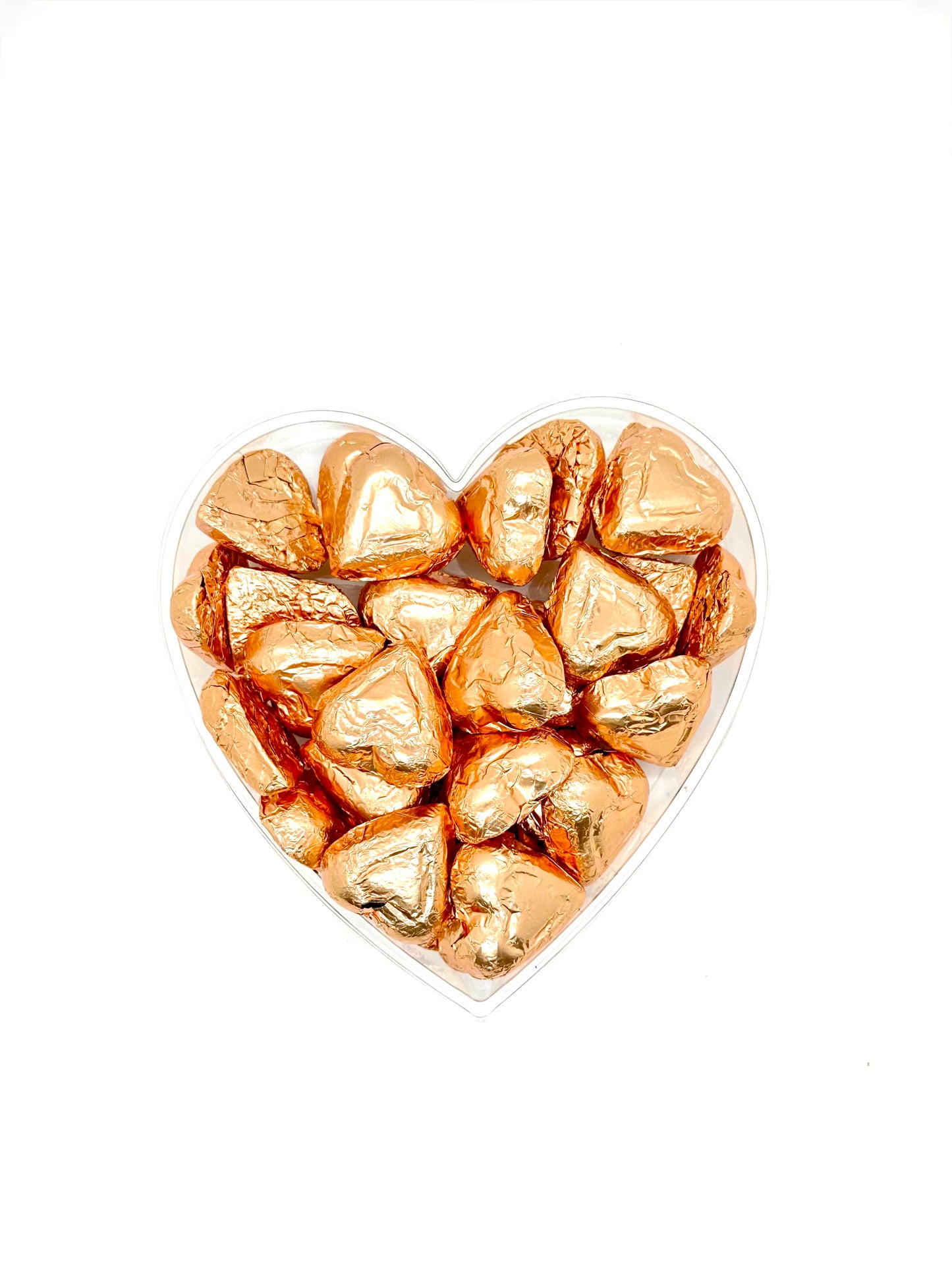 Foiled Chocolate Hearts