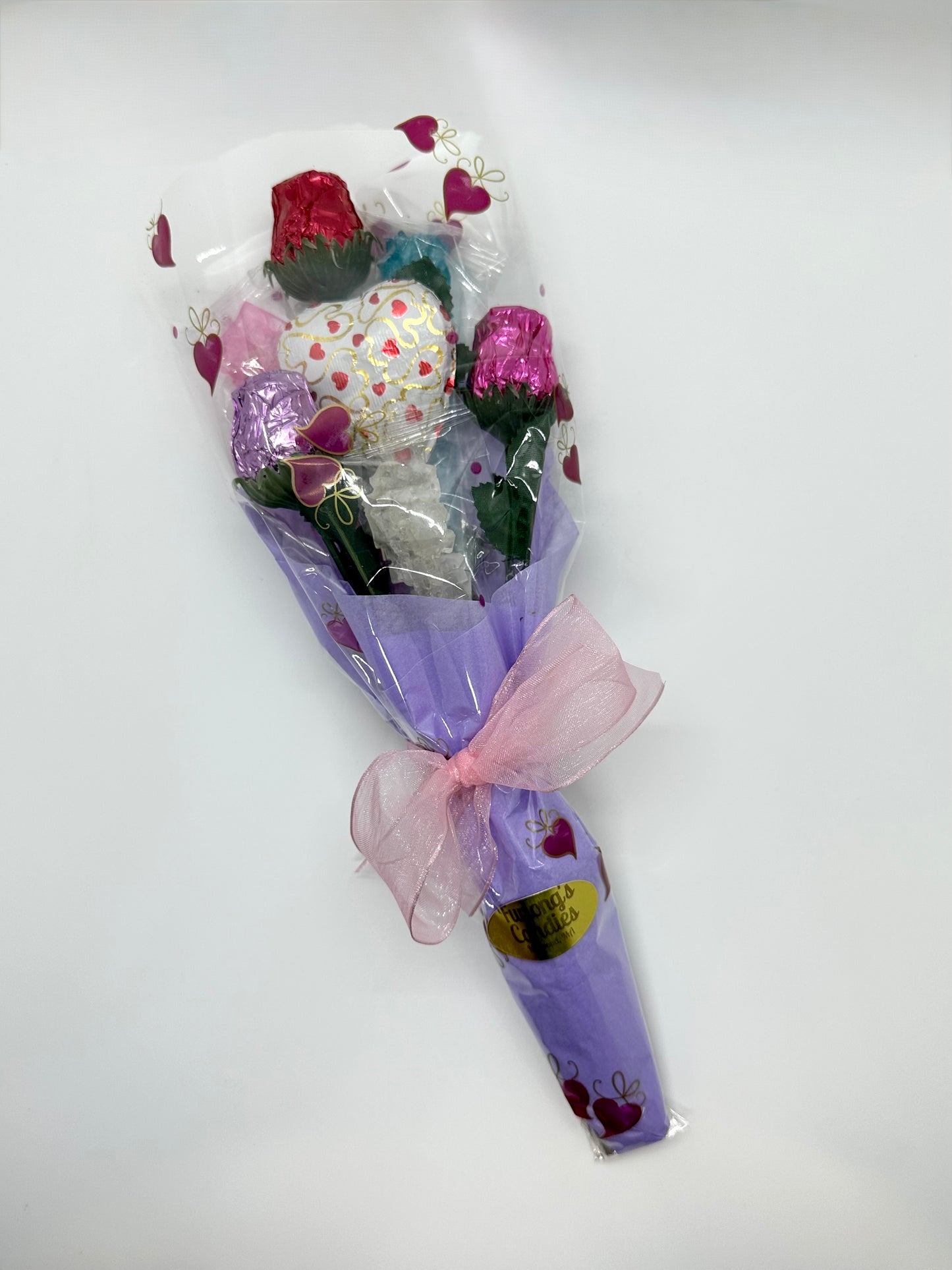 Chocolate Rose with Rock Candy Bouquet