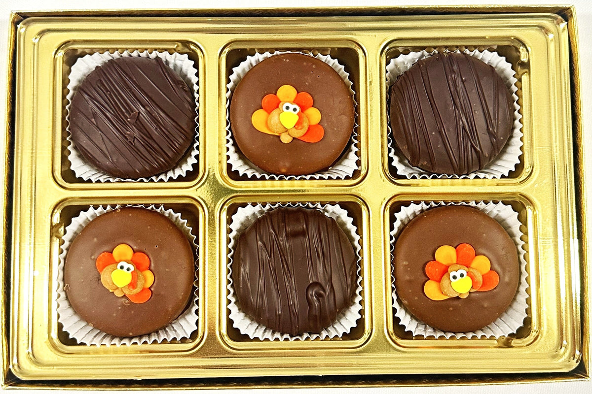 6pc Chocolate Covered Oreos - Thanksgiving