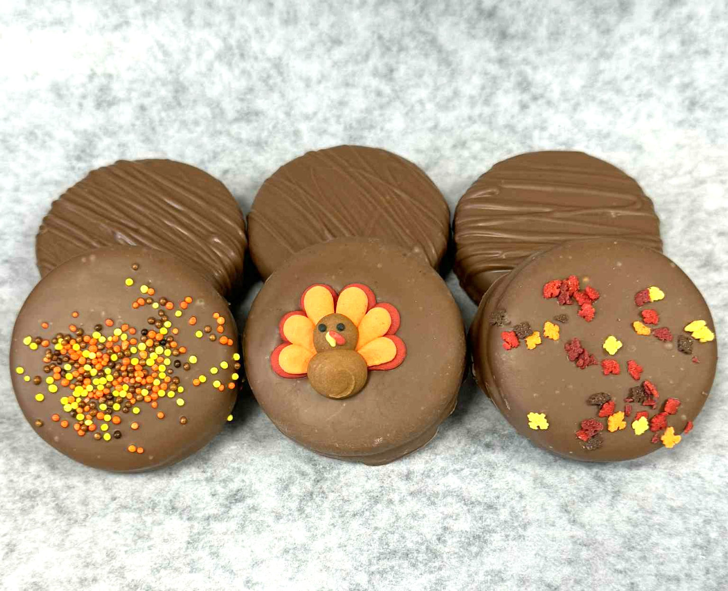 Fall Chocolate Covered Oreos
