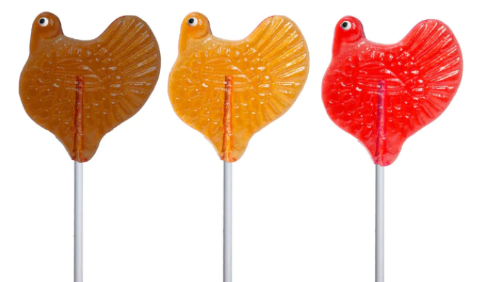 Hard Candy Turkey Pops