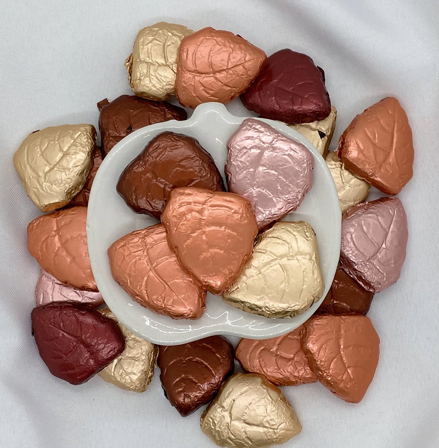 Chocolate Foiled Leaves