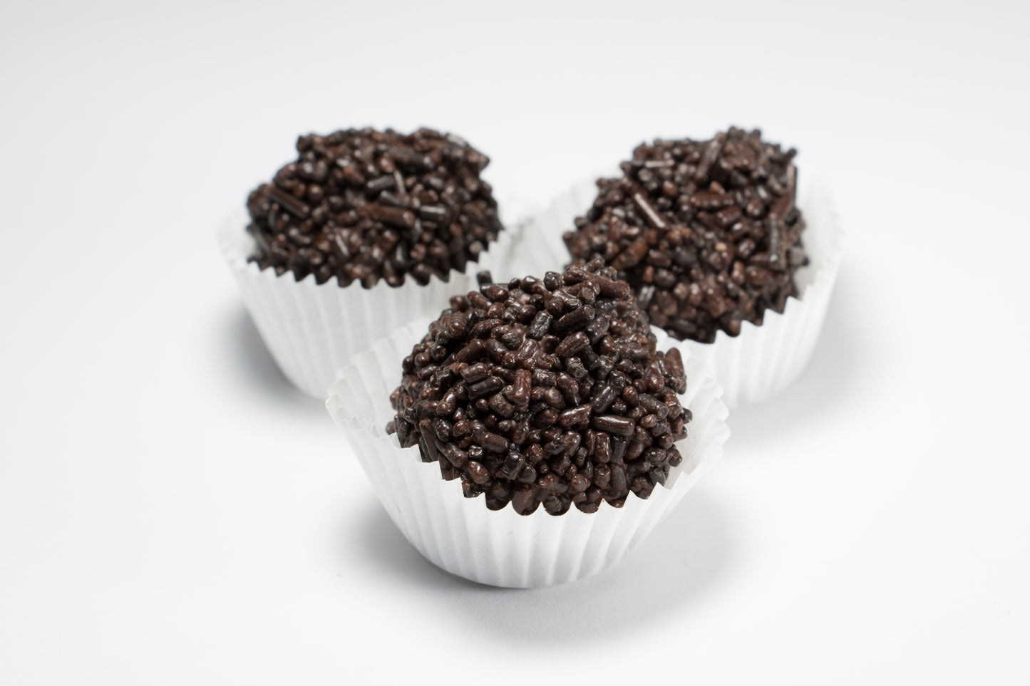 Fudge with Chocolate Sprinkles