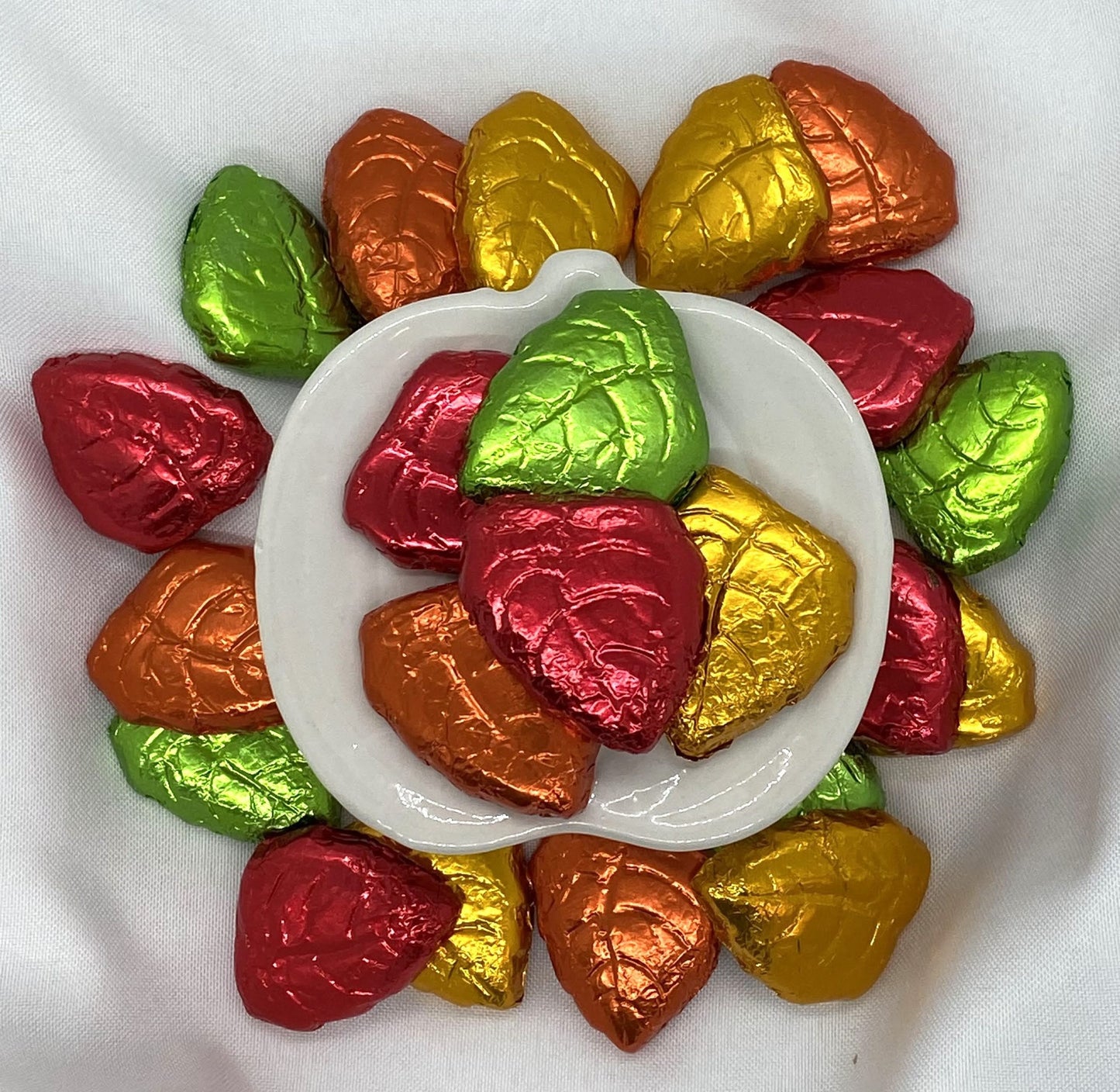 Chocolate Foiled Leaves
