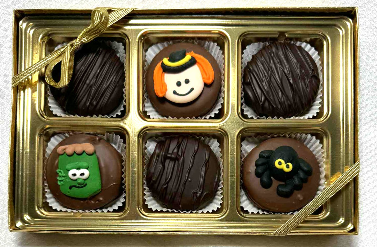 6pc Chocolate Covered Oreos - Halloween