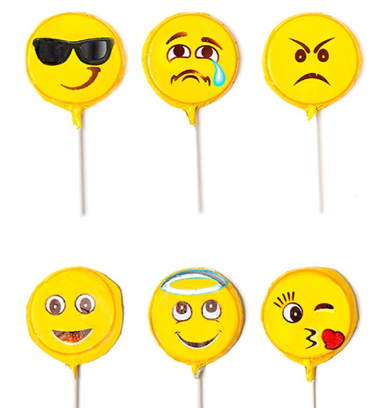 Foiled Emoji Pops
