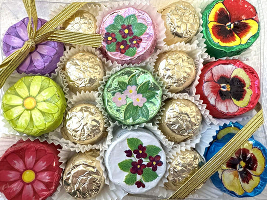 Floral Foiled Chocolate Assortment