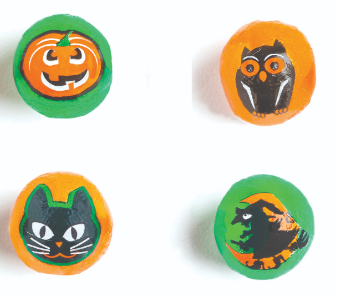 Foiled Chocolate Halloween Balls