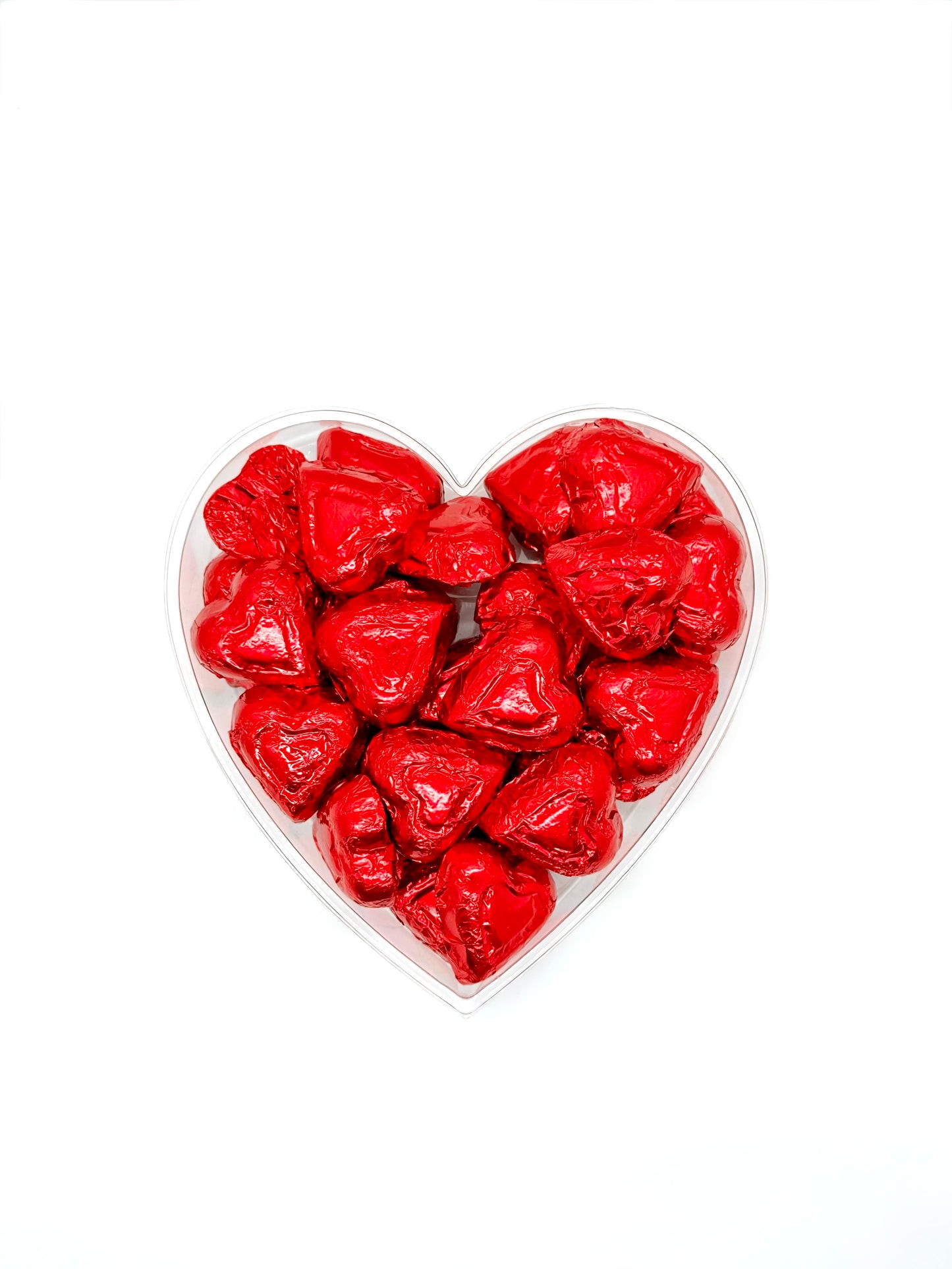 Foiled Chocolate Hearts