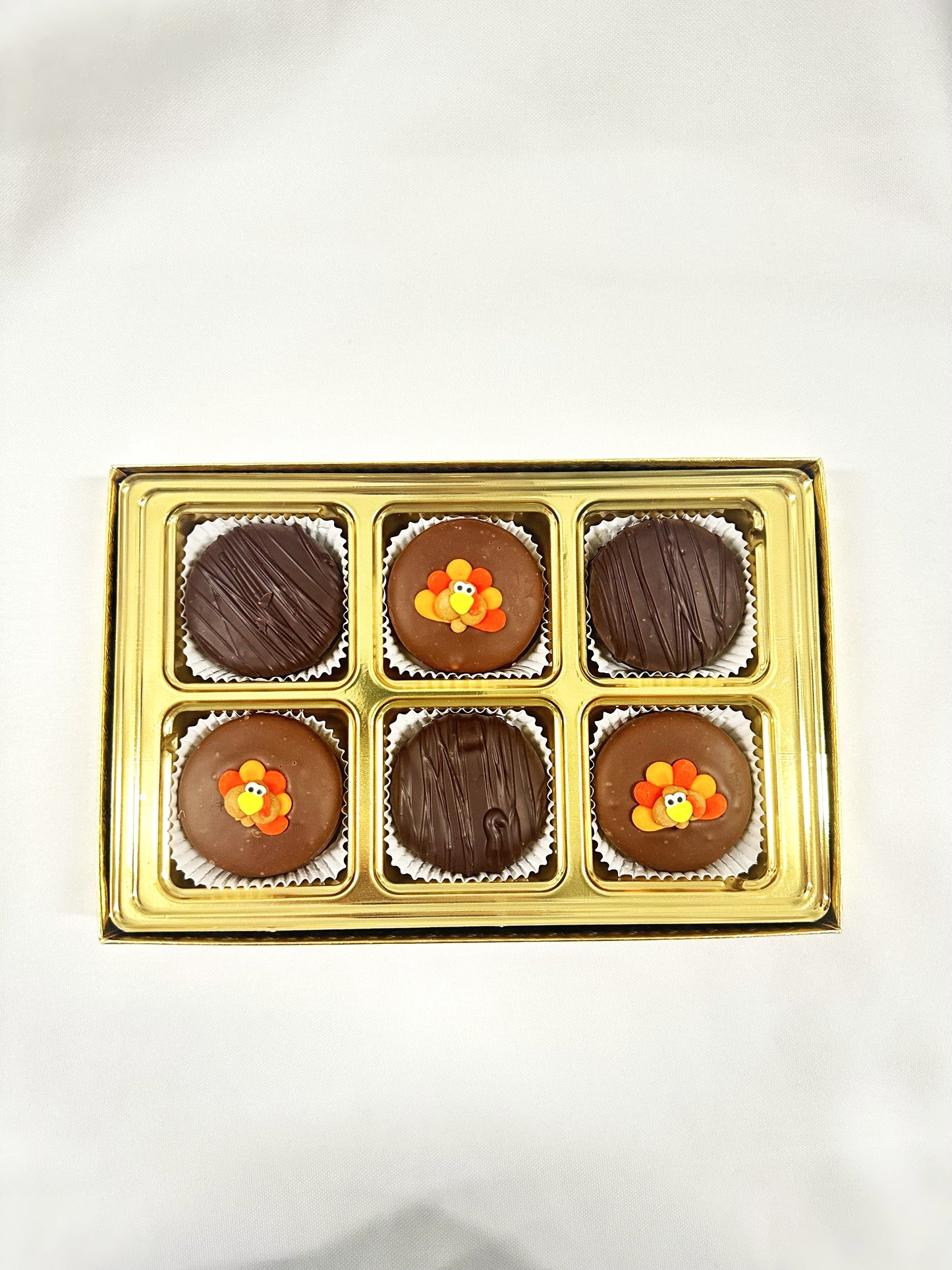 6pc Chocolate Covered Oreos - Thanksgiving