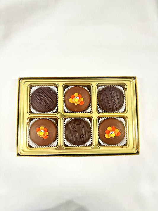 6pc Chocolate Covered Oreos - Thanksgiving