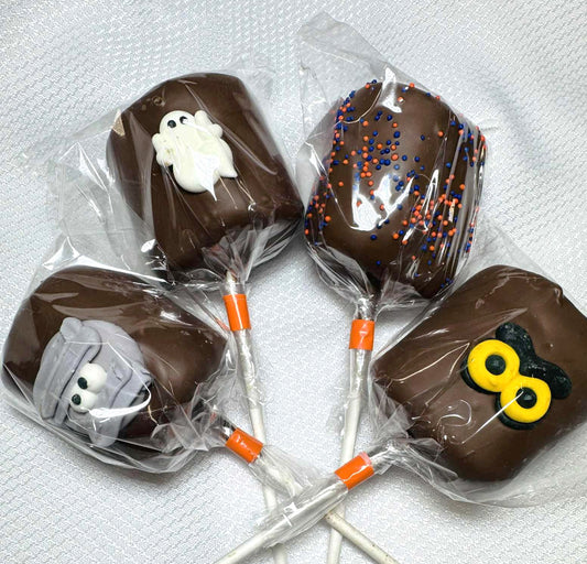 Halloween Marshmallow Pops
