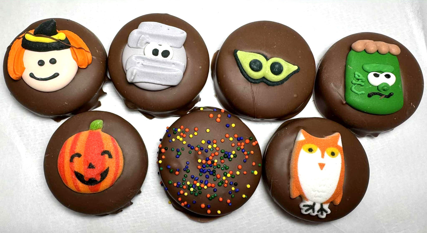Halloween Chocolate Covered Oreos