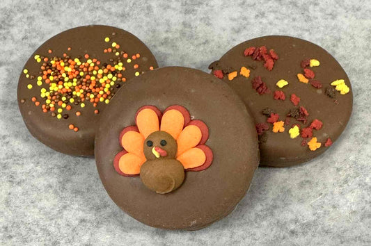 Fall Chocolate Covered Oreos