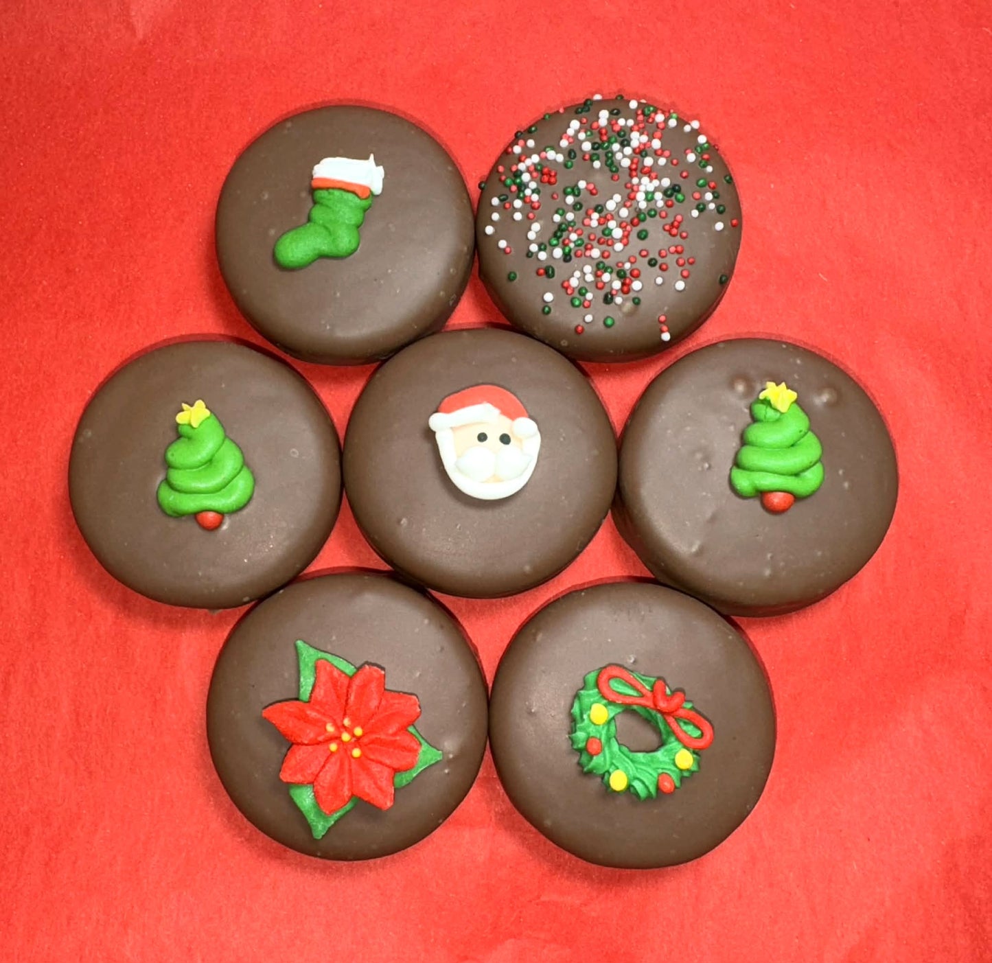 Chocolate Covered Oreos-Christmas