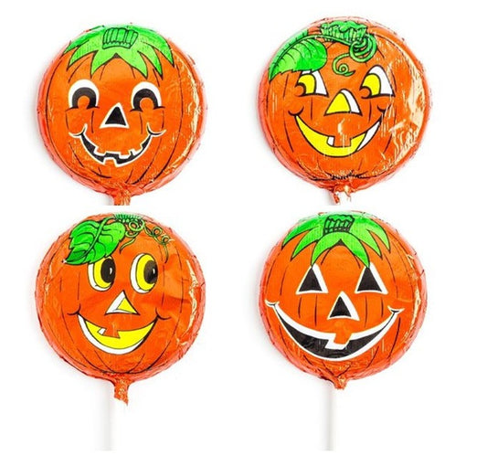 Foiled Pumpkin Pops
