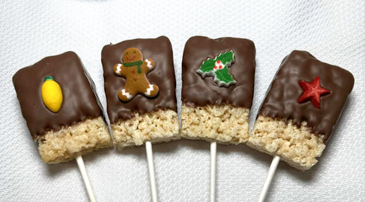 Rice Treat Pops-Christmas