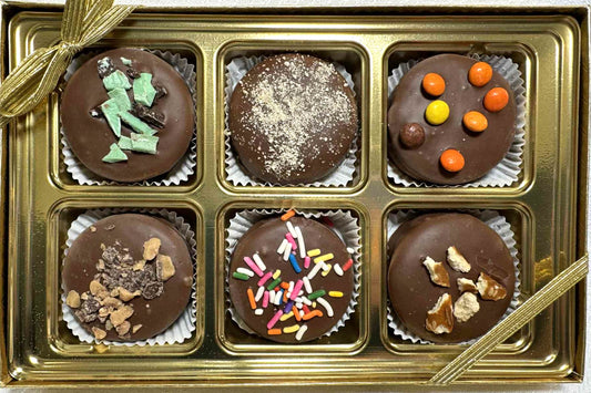 Chocolate Covered Specialty Oreos - 6 Piece Box