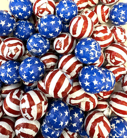 Milk Chocolate Stars & Stripes Balls
