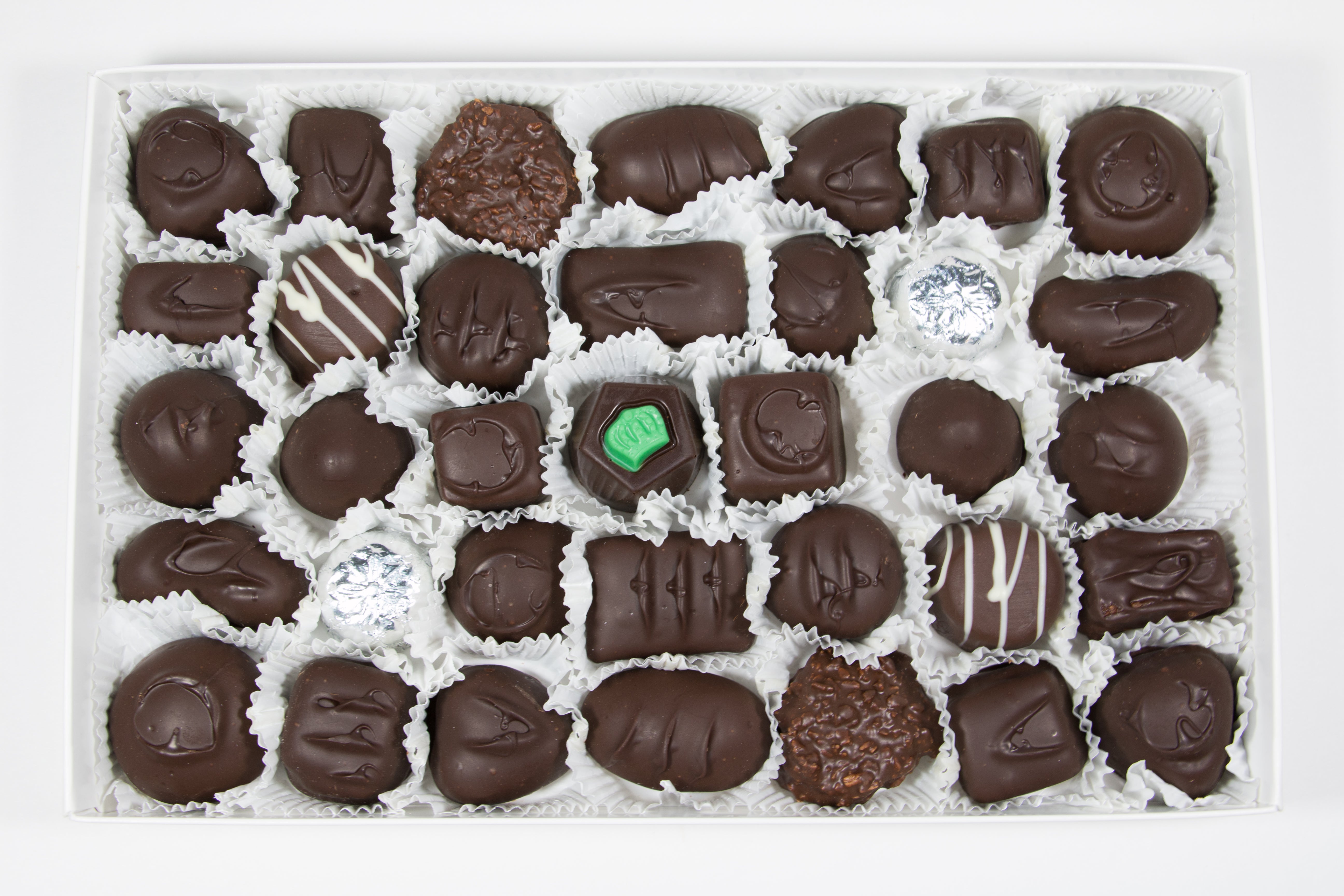Assorted Dark Rcin Dark Chocolate Assortment – Furlongs Candies